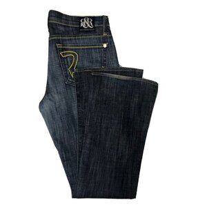 Rock And Republic Womens 28x29 Blue Denim Jeans Bootcut